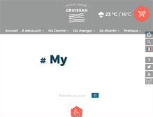 Tablet Screenshot of gruissan-mediterranee.com